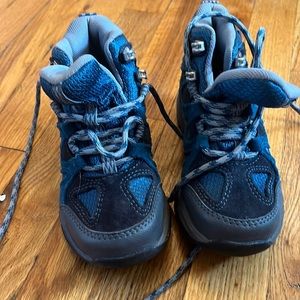 LL Bean Little Kid/Toddler Hiking Boots Blue Size 11 EUC